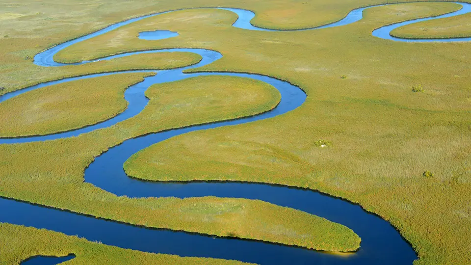 Okavango Delta waterways