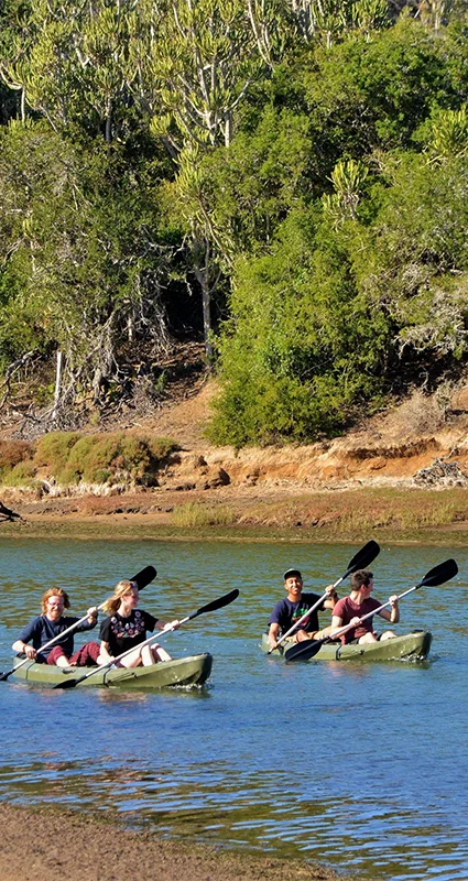 Canoeing safari at Sibuya Lodge