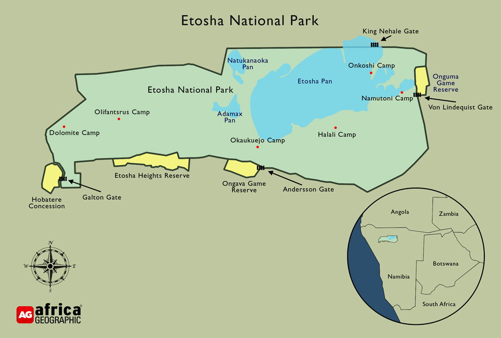 Damaraland map